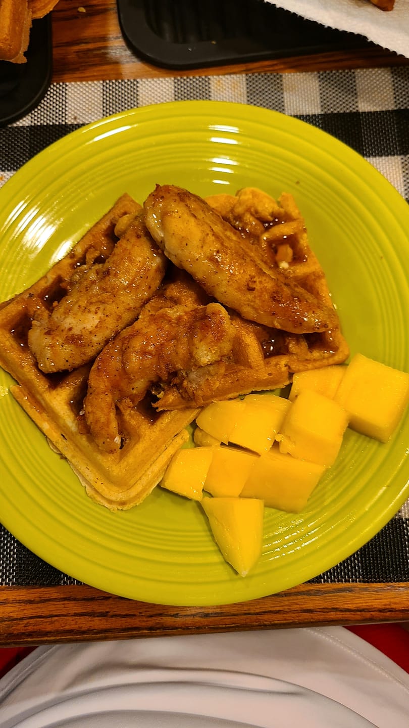 Customer photo review of Cousin T’s - King Trump Pancake & Waffle Mix