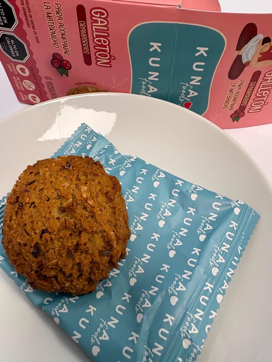 Customer photo review of Galletones Maternidad Cranberries