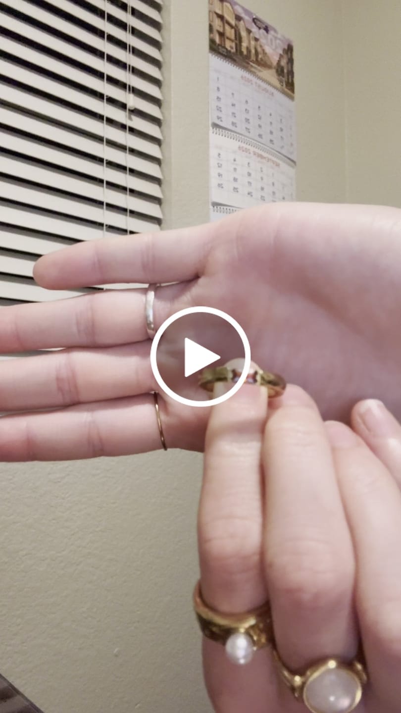 Customer video review of Treasure Birthstone Ring (Bundle)