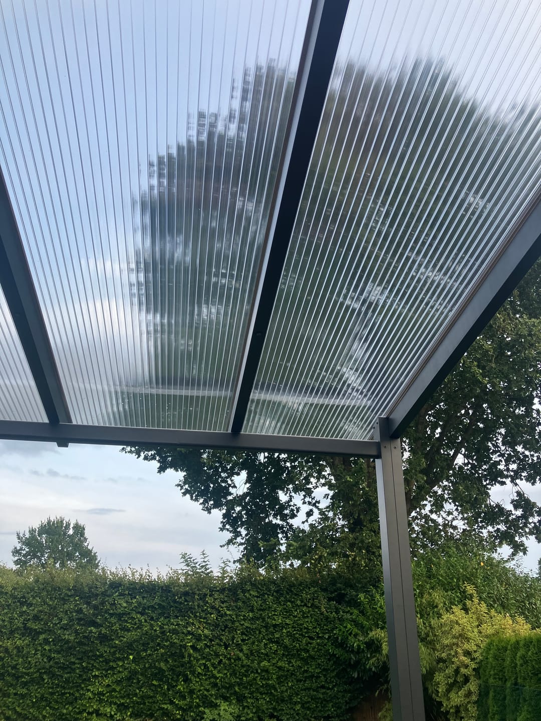 Customer photo review of Diamantika Doppelstegplatte 16 mm Polycarbonat glasklar