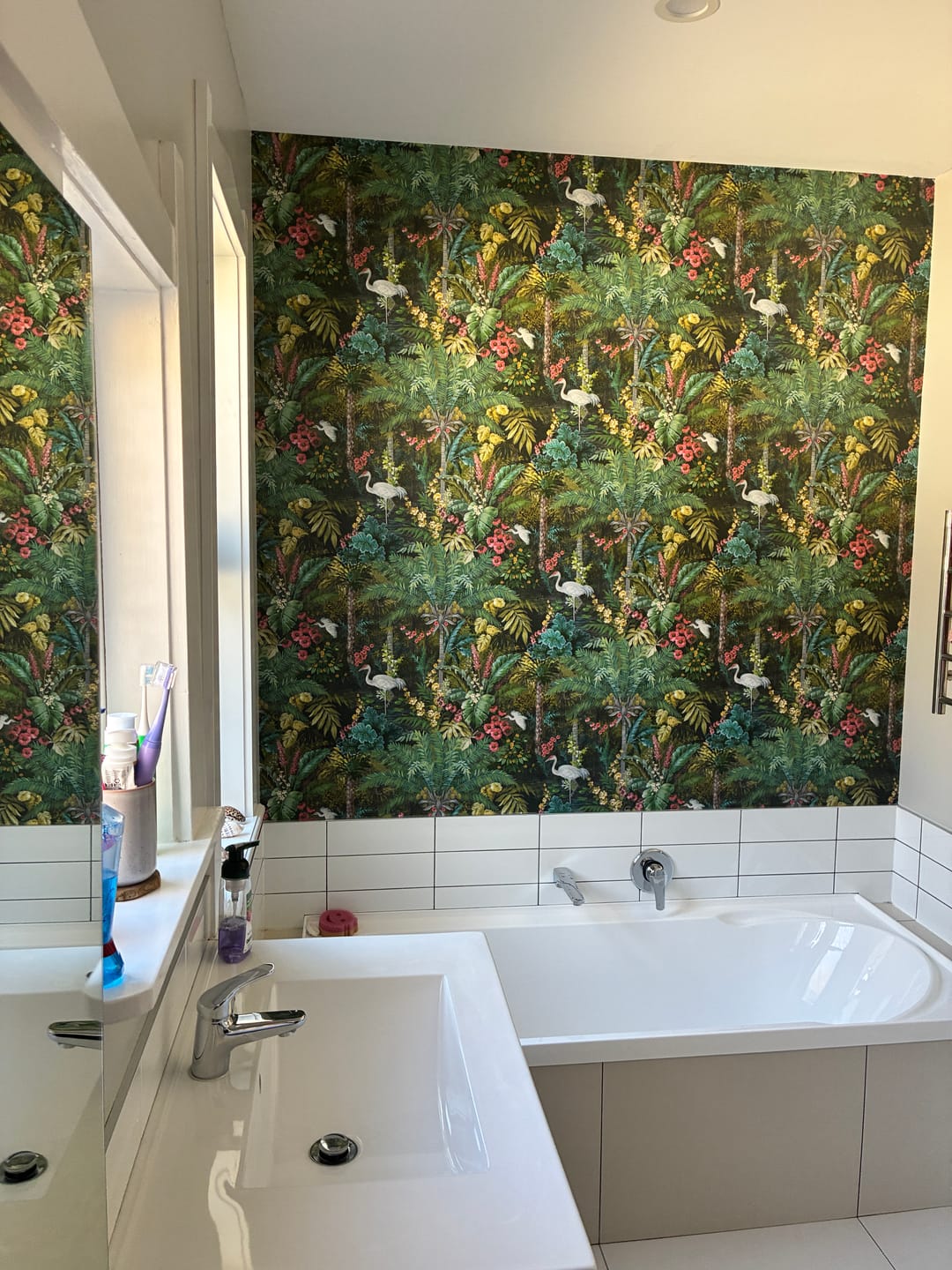 Customer photo review of Masoala Wallpaper – Black