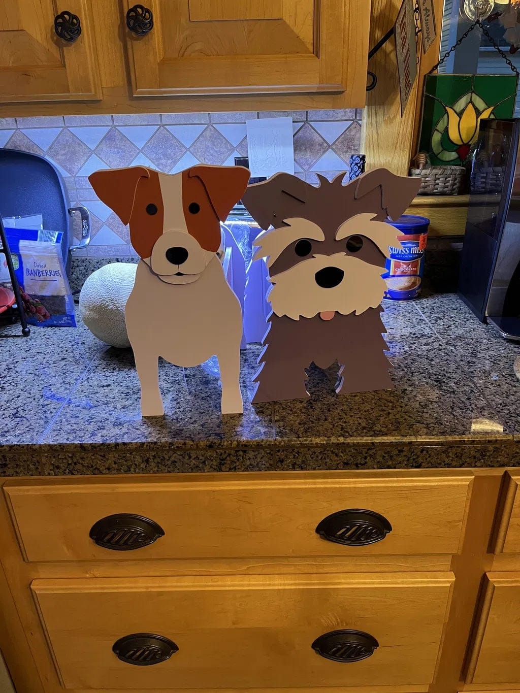 Customer photo review of Dog Planter - Jack Russell Terrier