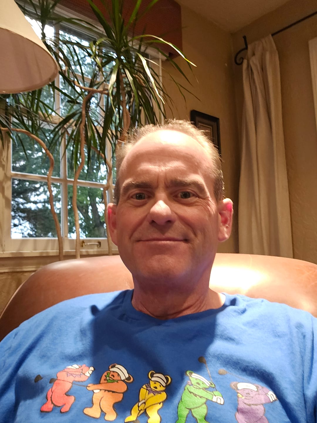 Customer photo review of Rose Skeleton Follow Through Tee