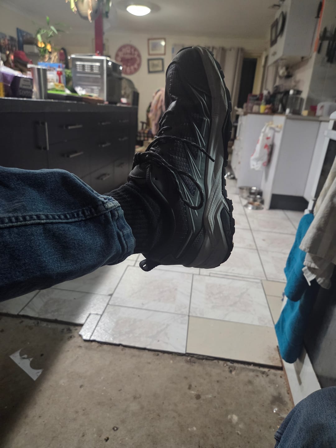 Customer photo review of Talus - Wide Toe Sneakers