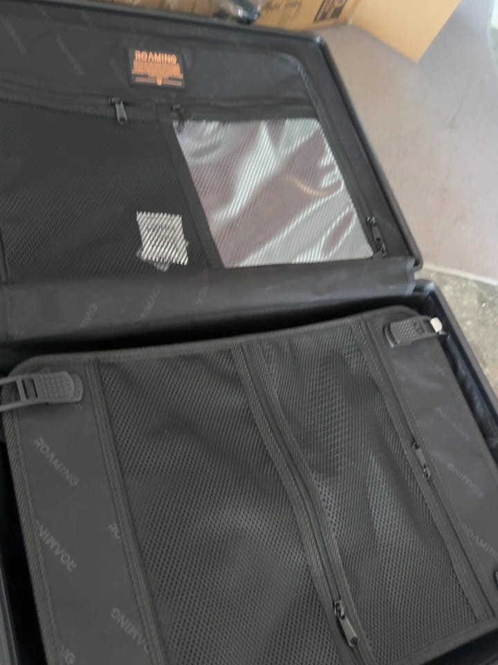 Customer photo review of Captain Full Aluminum Carry-On