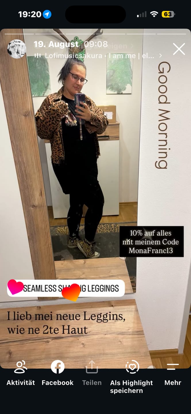 Customer photo review of Seamless Shaping Leggings