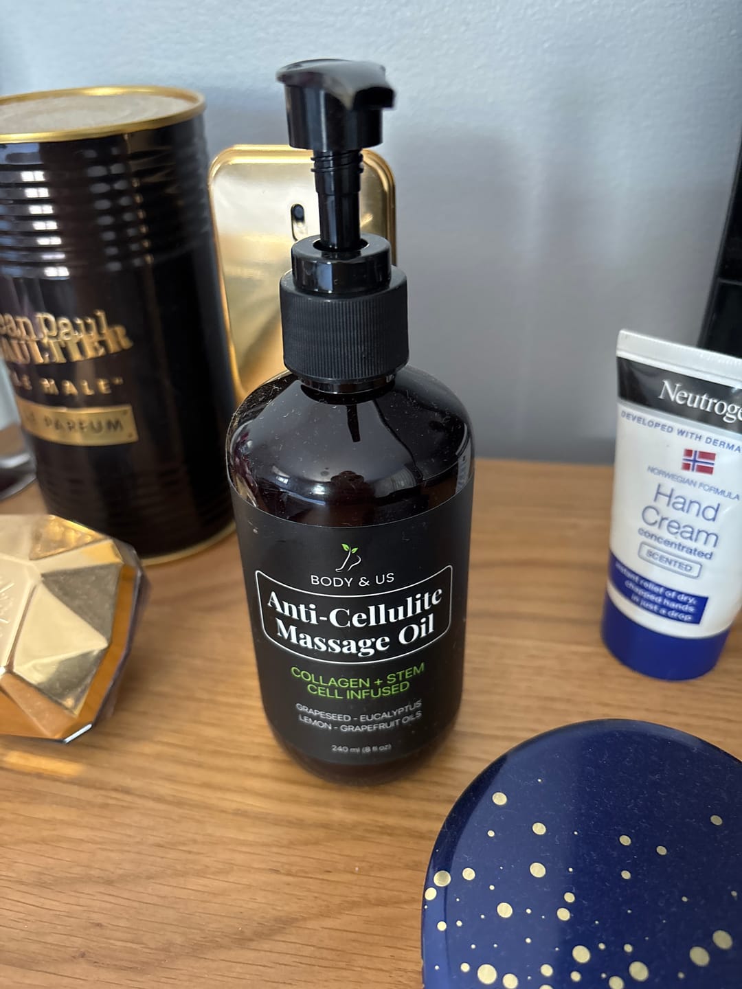 Customer photo review of Body For Us Anti-Cellulite Massage Oil