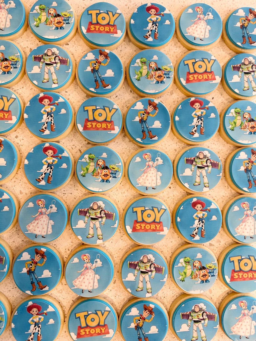 Customer photo review of Toy Story – Edible Icing Images
