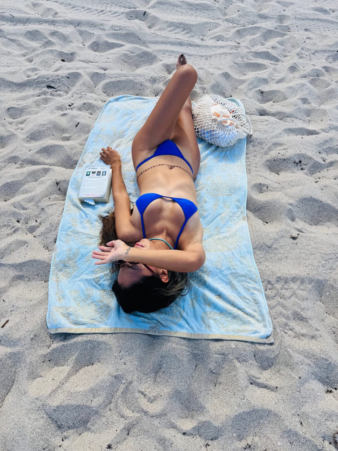 Customer photo review of 008 Micro Bikini Top - Royal Blue