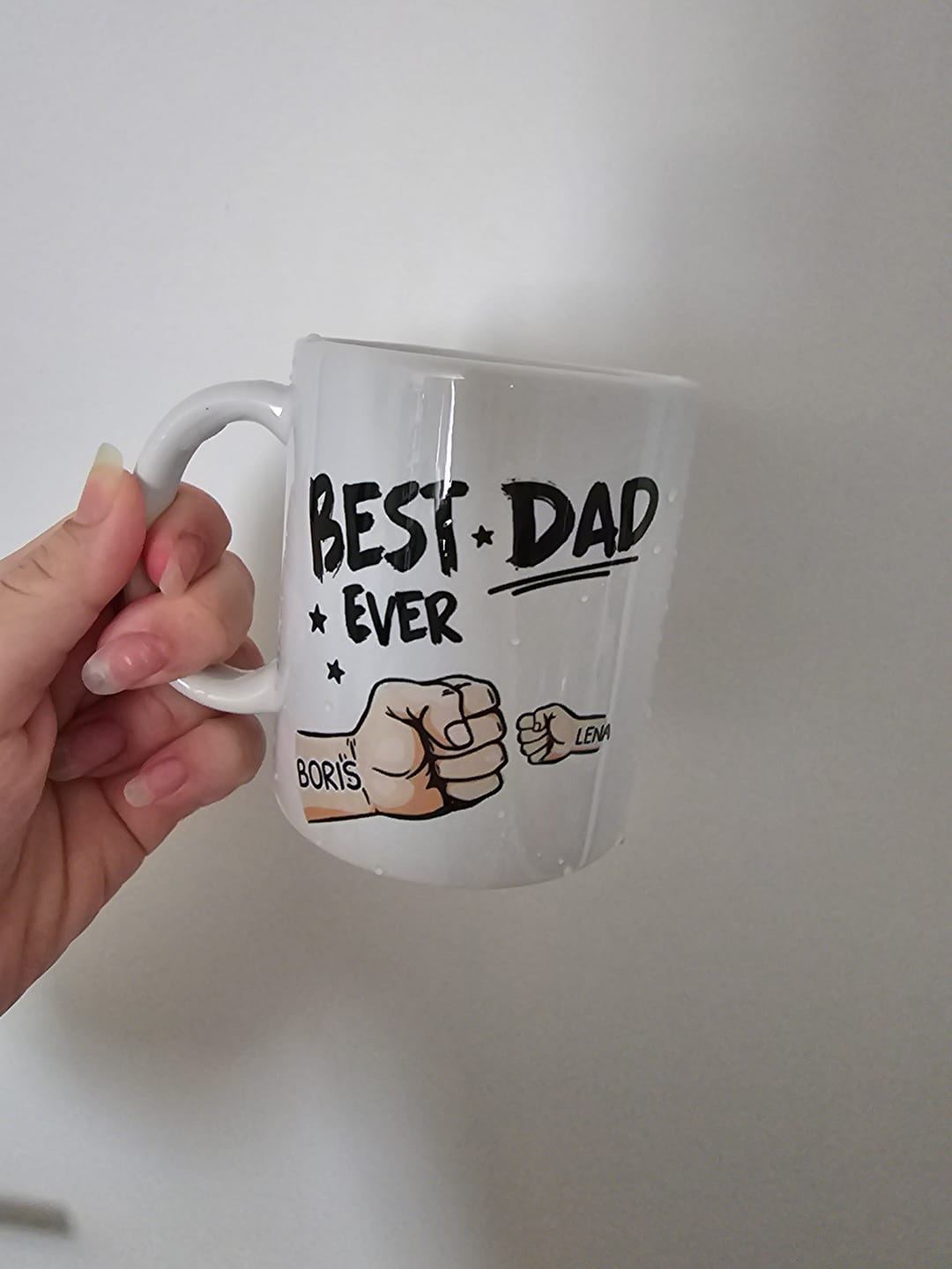Customer photo review of Beste Papa Ever - Gepersonaliseerd Mok voor Papa
