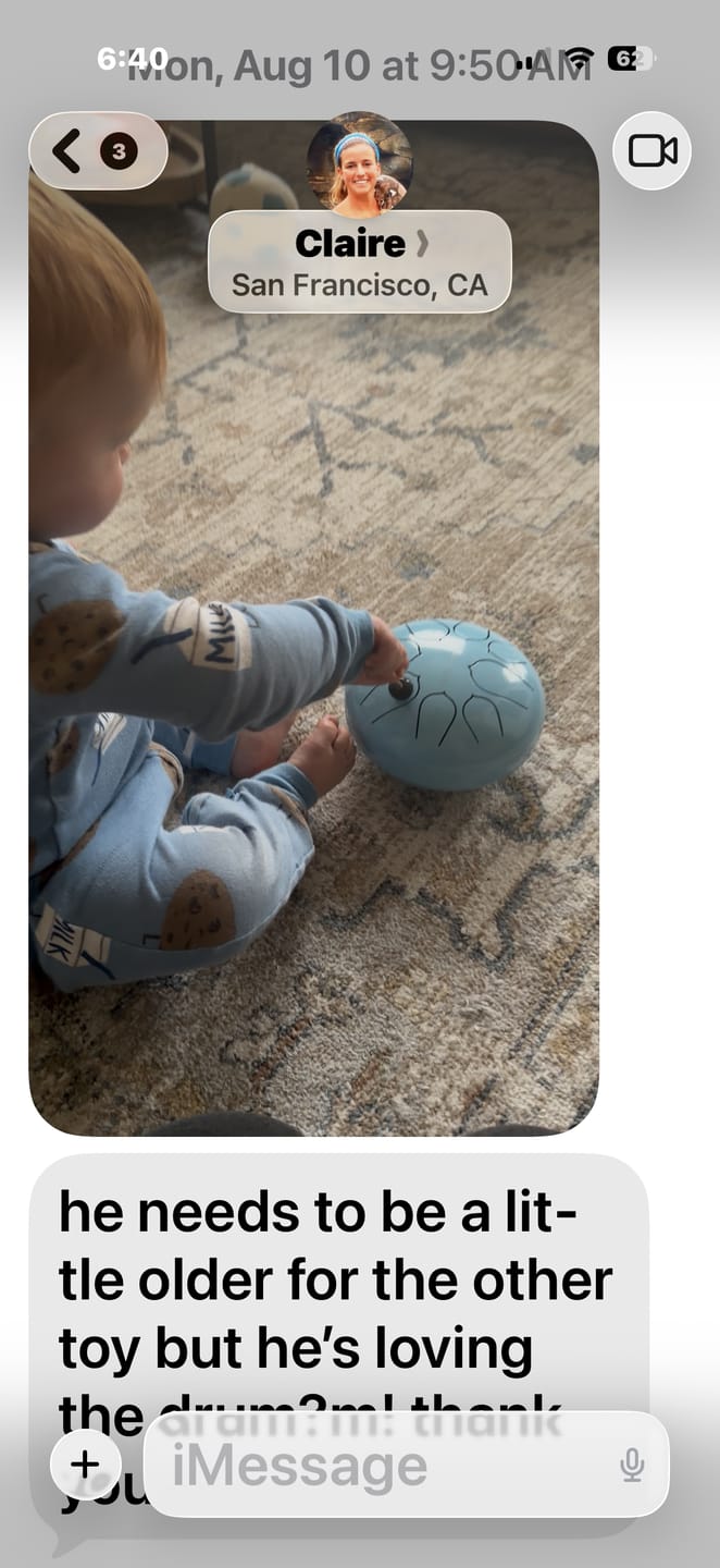 Customer photo review of Panda Drum® • Mini