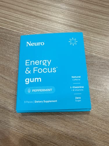 Customer photo review of Energy & Focus Gum