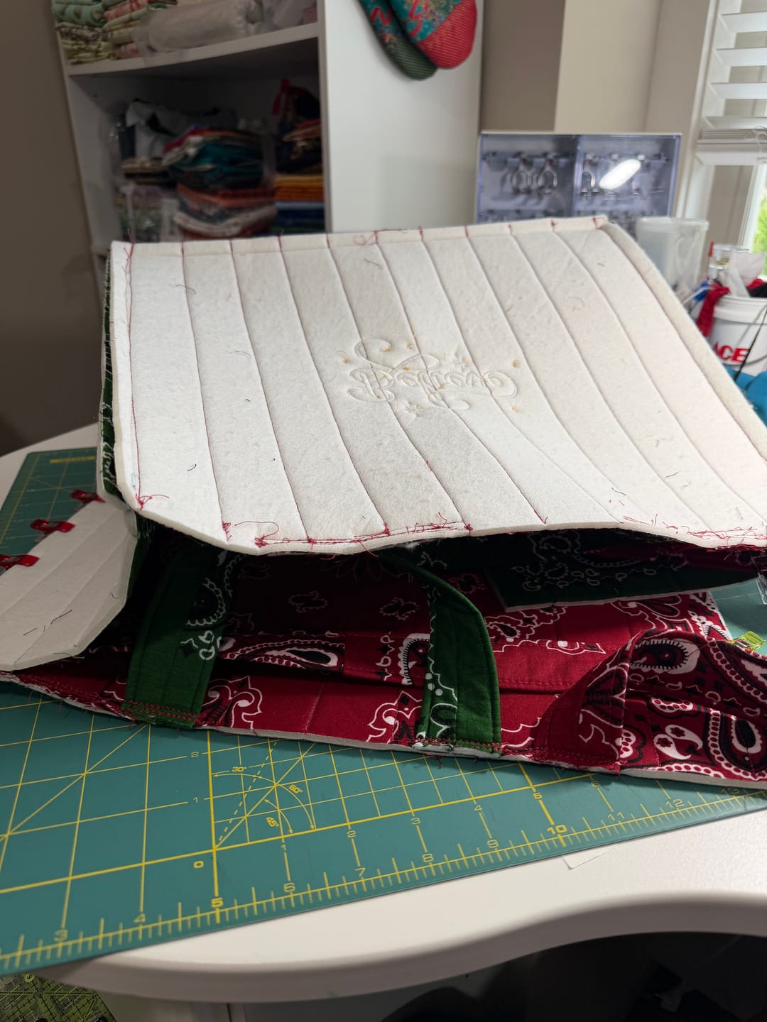 Customer photo review of In-R-Form Plus Single-Sided Fusible Foam Stabilizer