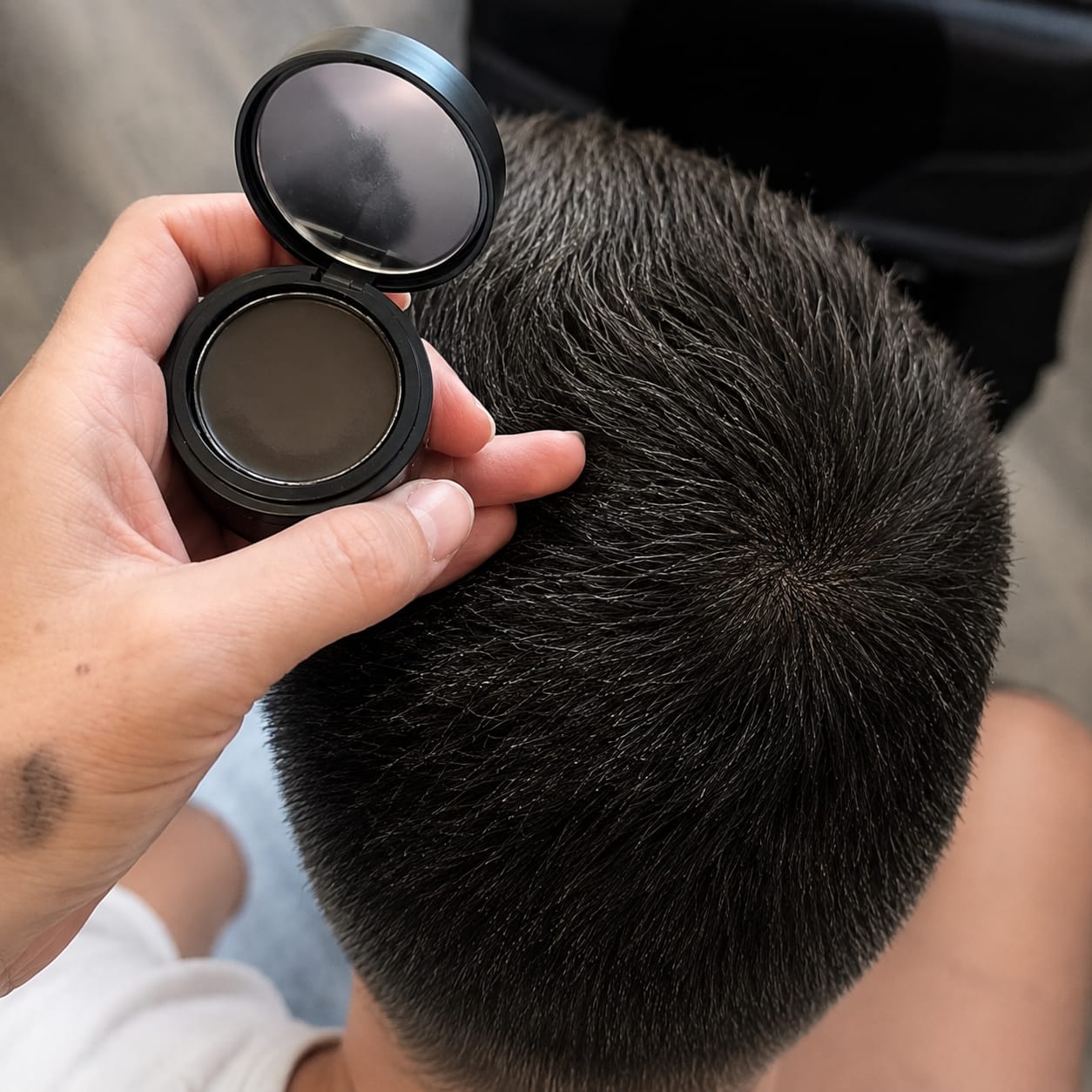 Customer photo review of Corrector Capilar Instantáneo - Haircover
