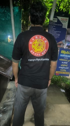 Customer photo review of Customized Polo T-Shirt With Your Company Logo | PrintMine.in