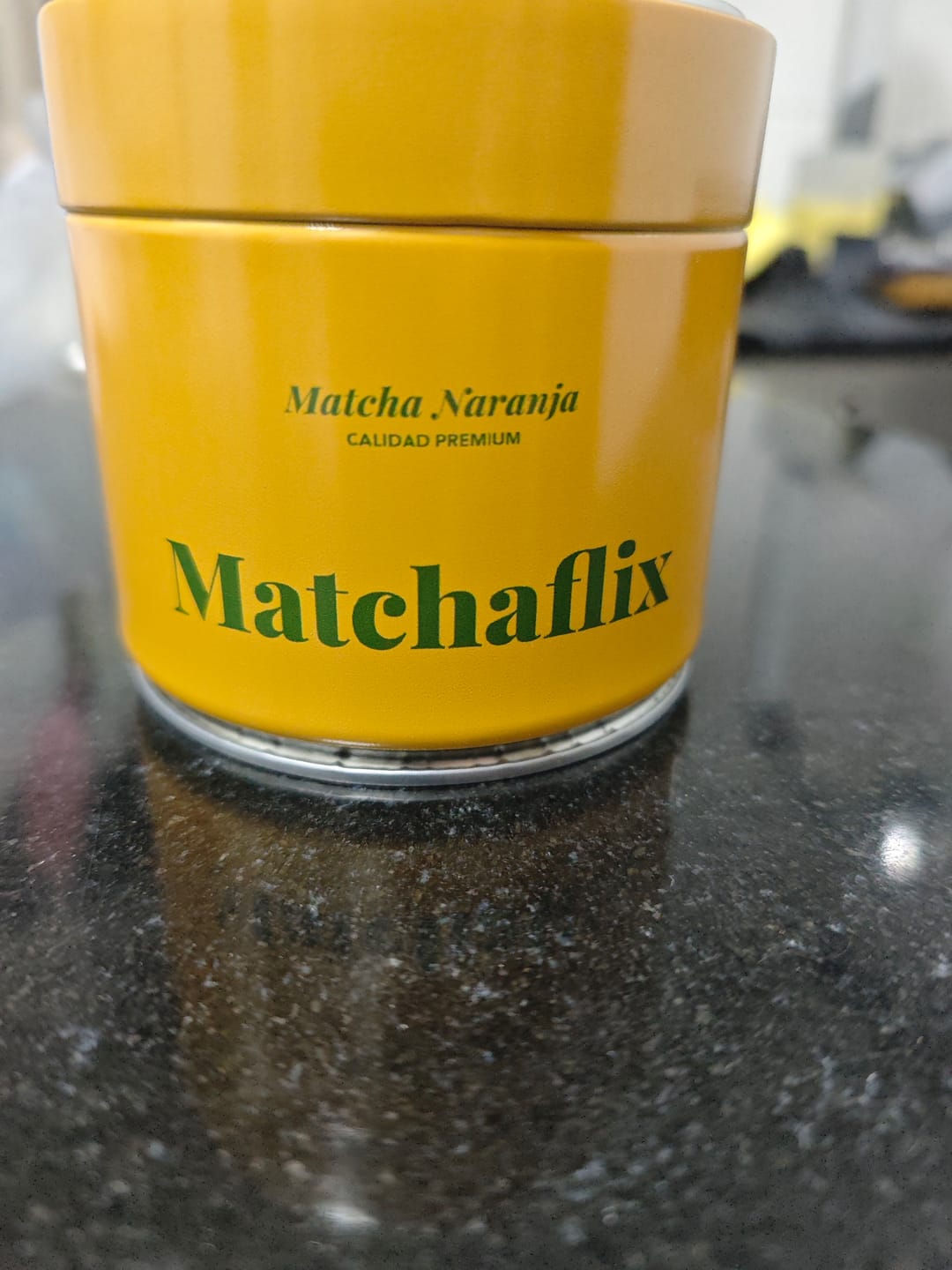 Customer photo review of Té Matcha Premium Naranja liquidación