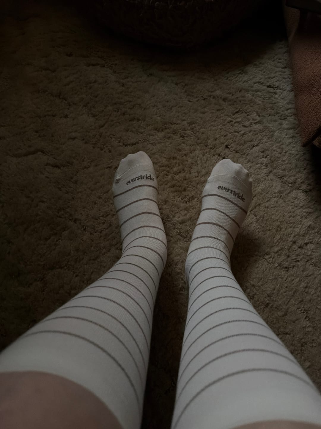 Customer photo review of Bamboo Wide Compression Socks