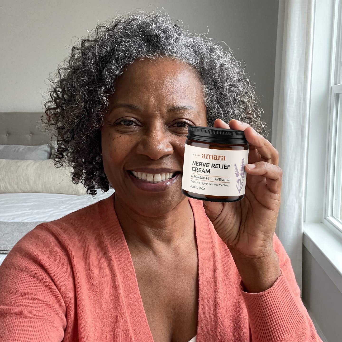 Customer photo review of Amara Nerve Relief Cream
