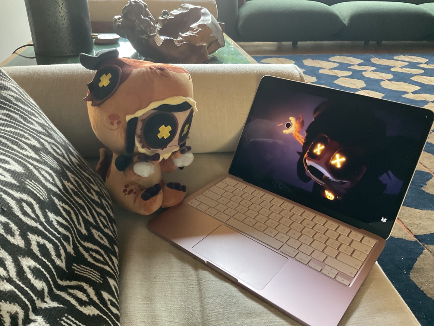 Customer photo review of Cyn T-Rex Plush