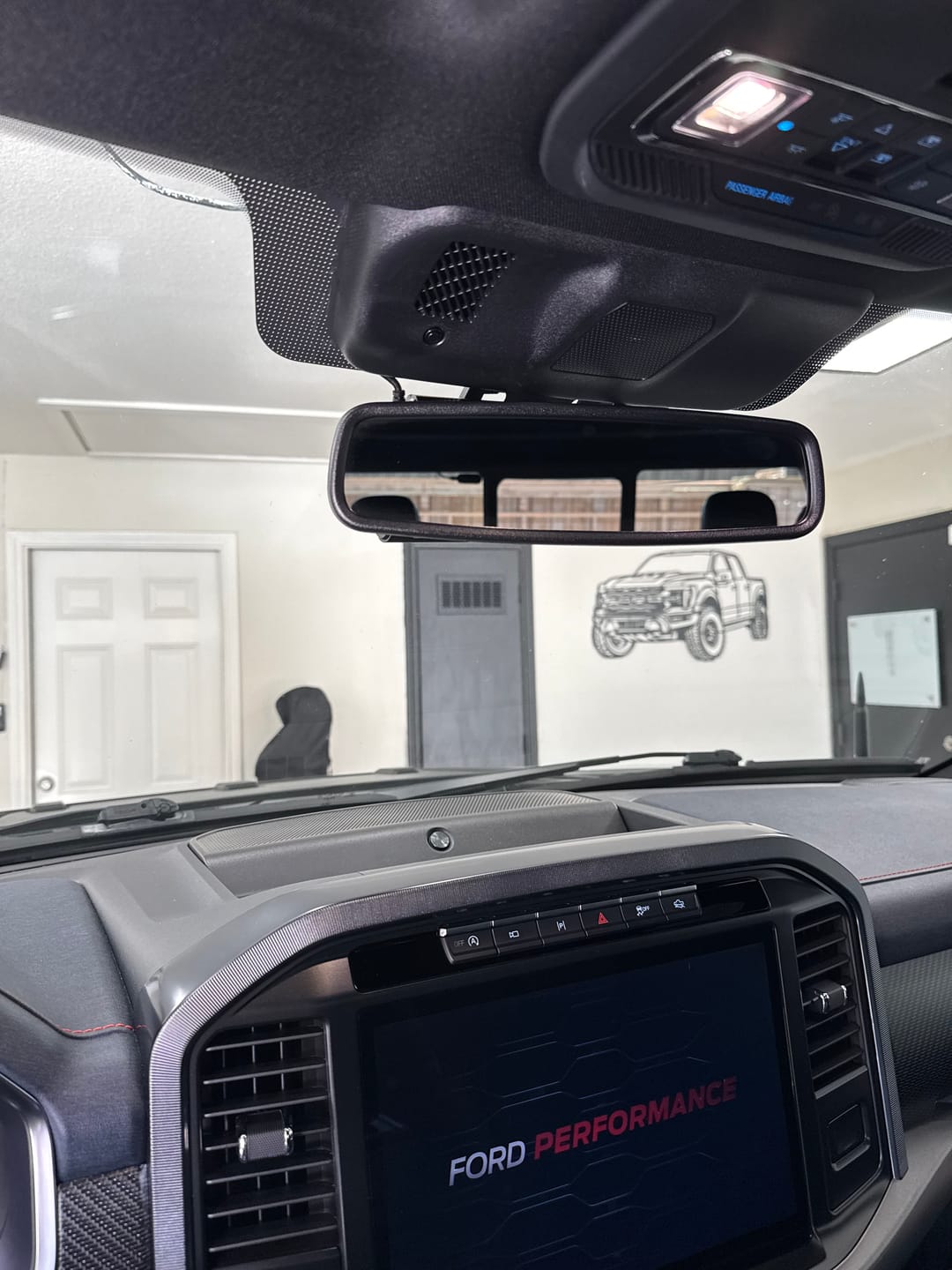 Customer photo review of 2024 Raptor R Perspective Metal Car Wall Art - MT1272