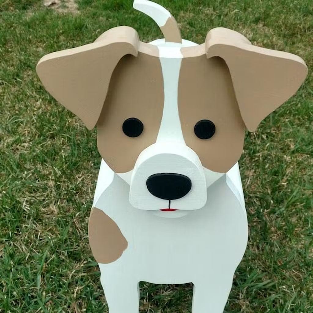Customer photo review of Dog Planter - Jack Russell Terrier