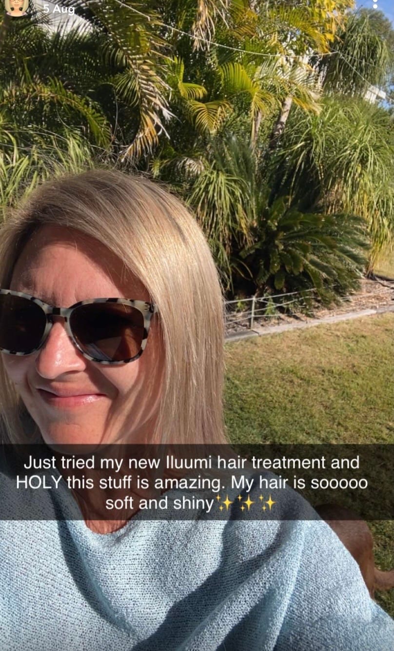 Customer photo review of Collagen Hair Mask