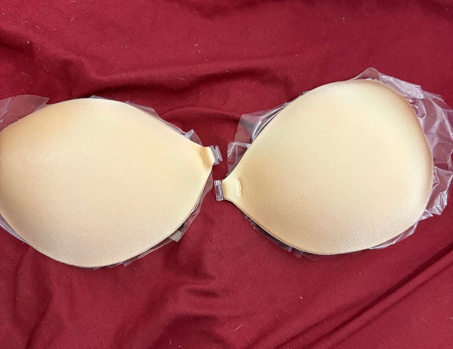 Customer photo review of Invisible Lift Adhesive Push-Up Bra (2-Pack)