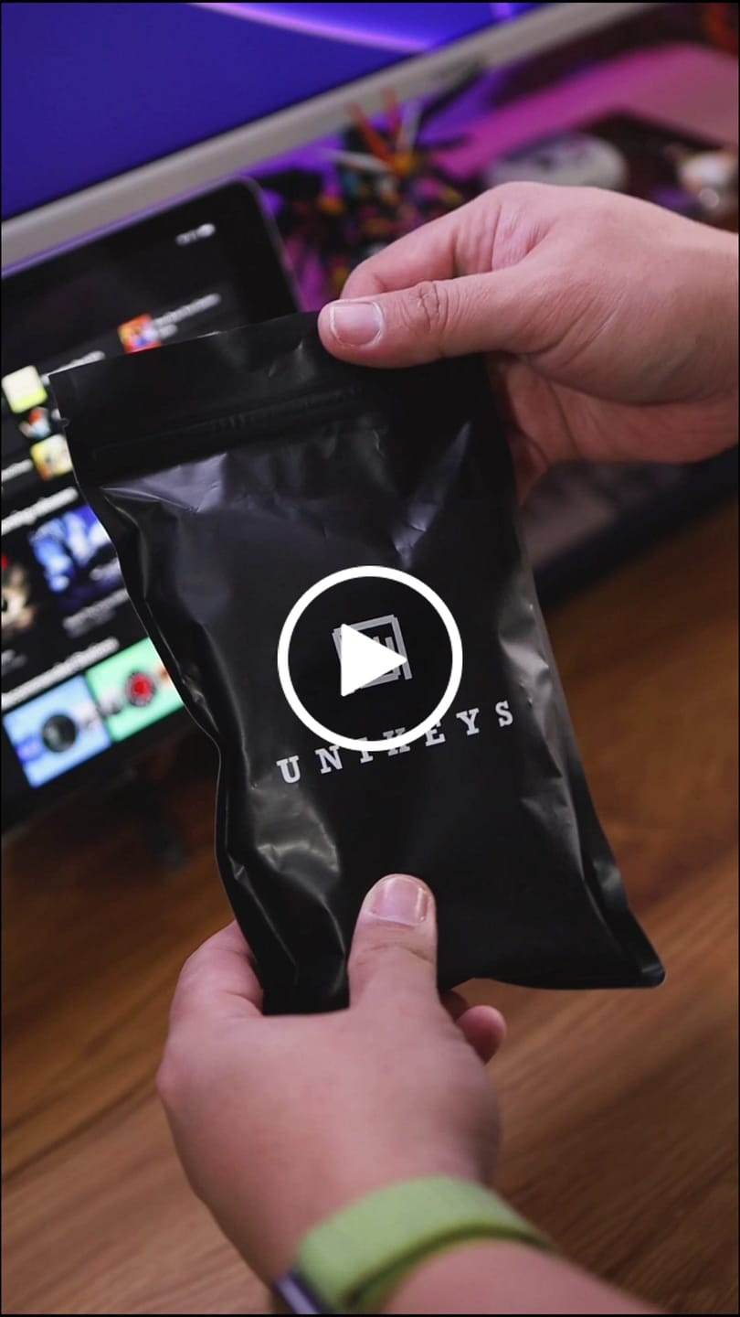 Customer video review of HMX Cthulhu Linear Switch Factory Lubed (10PCS)