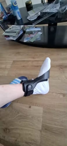 Customer photo review of Morehea Foot Drop AFO Brace