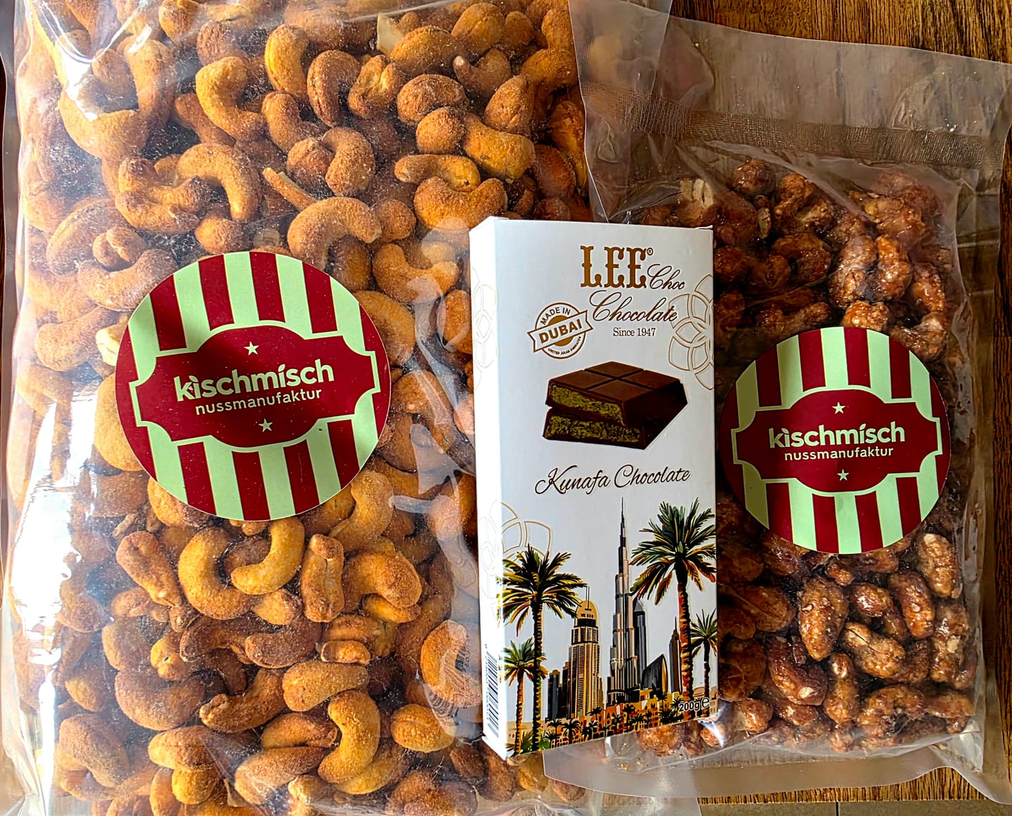 Customer photo review of Premium Jumbo (W210) Cashewkerne mit Käse Gewürz