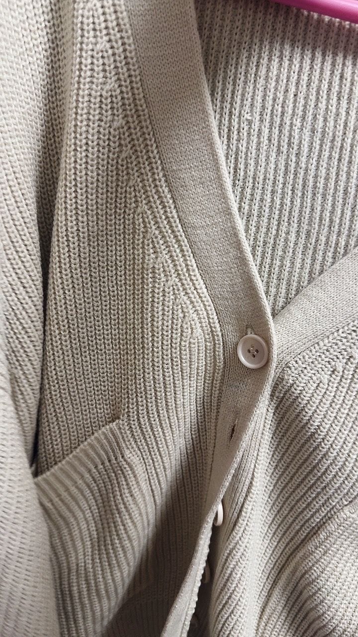 Customer photo review of Puffy Knitted Cardigan