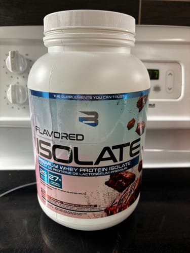 Customer photo review of Flavored Isolate