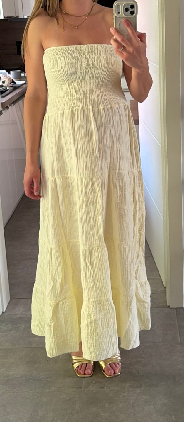 Customer photo review of Musselin Kleid Bandeau