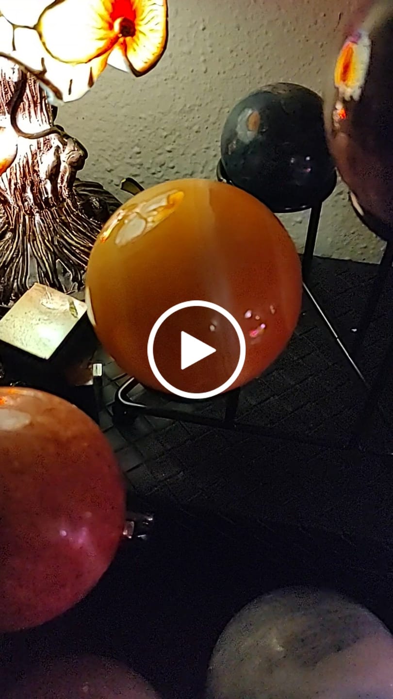 Customer video review of Natural Crystal Exquisite Yellow Calcite Sphere