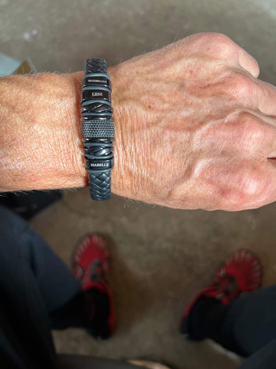 Customer photo review of Bracelet: Black