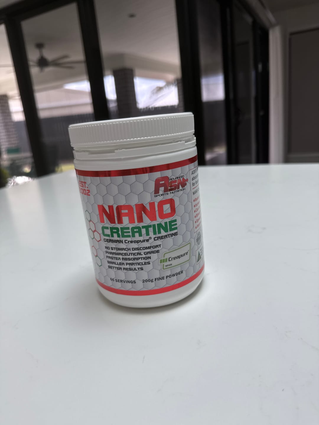 Customer photo review of Nano Creatine German Creapure Creatine 100%