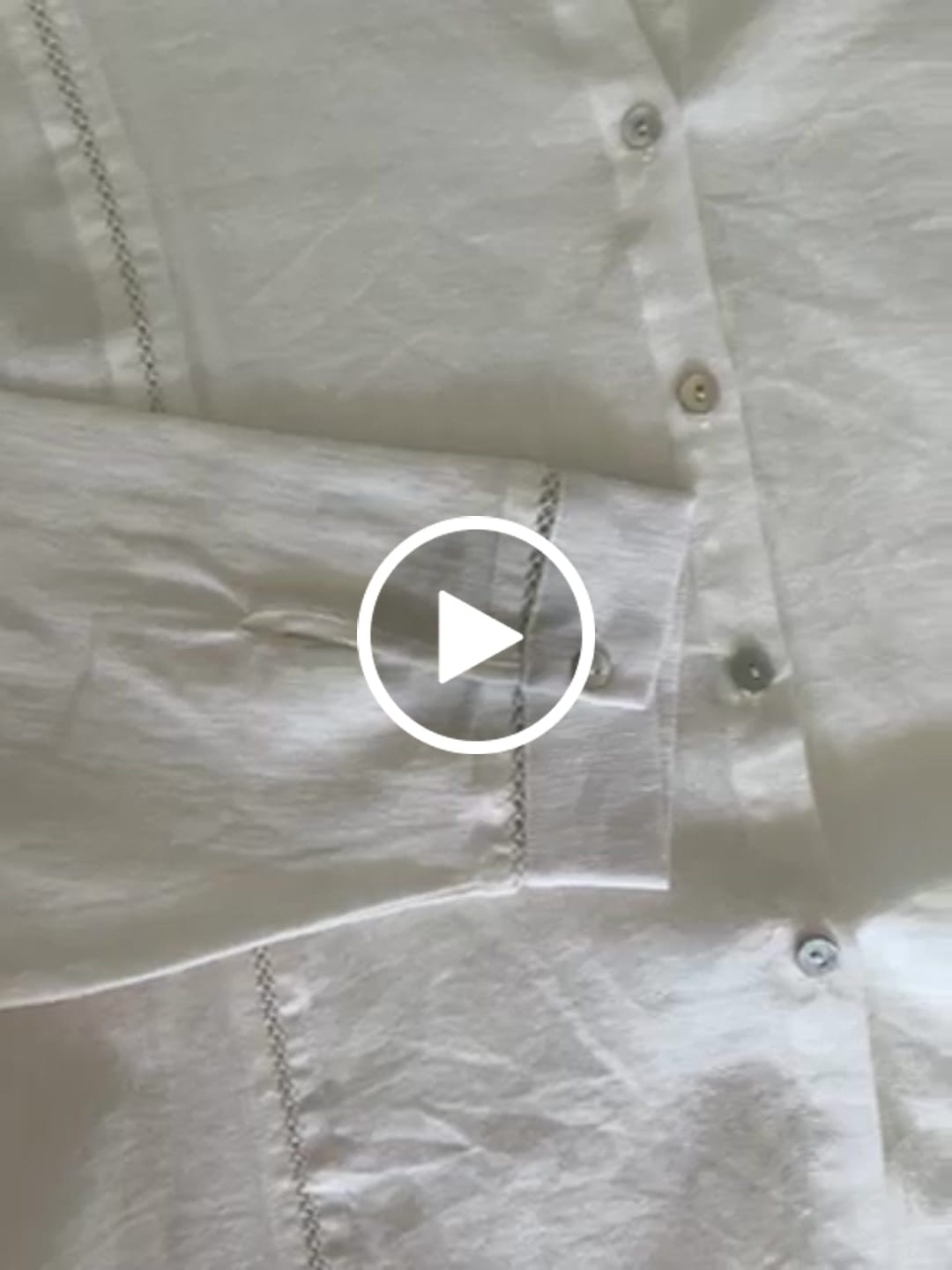 Customer video review of New Line Uzun Kollu Gömlek