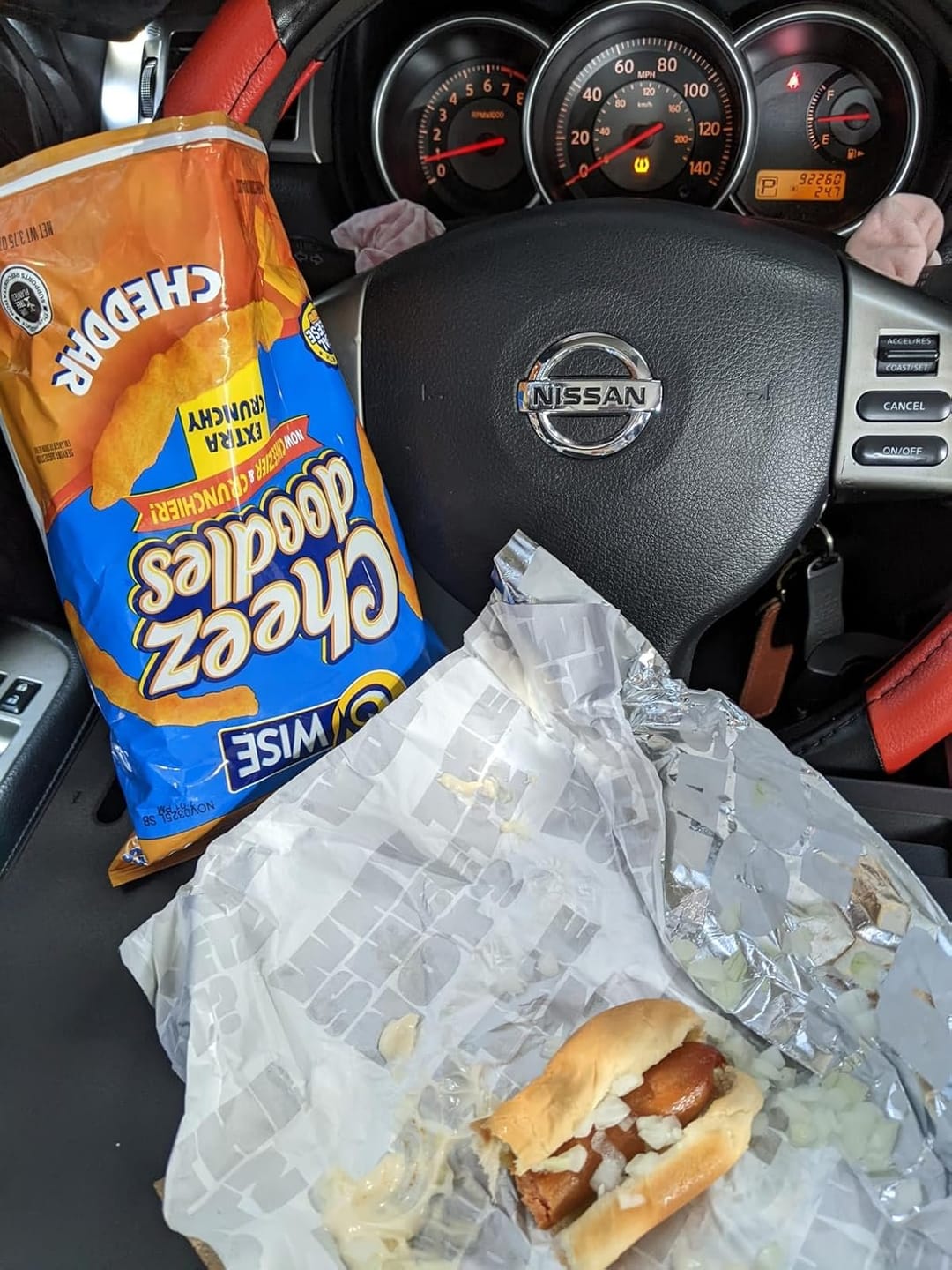 Customer photo review of BOLTHUT™ Folding Backseat Tray Table — Cup & Phone Holder