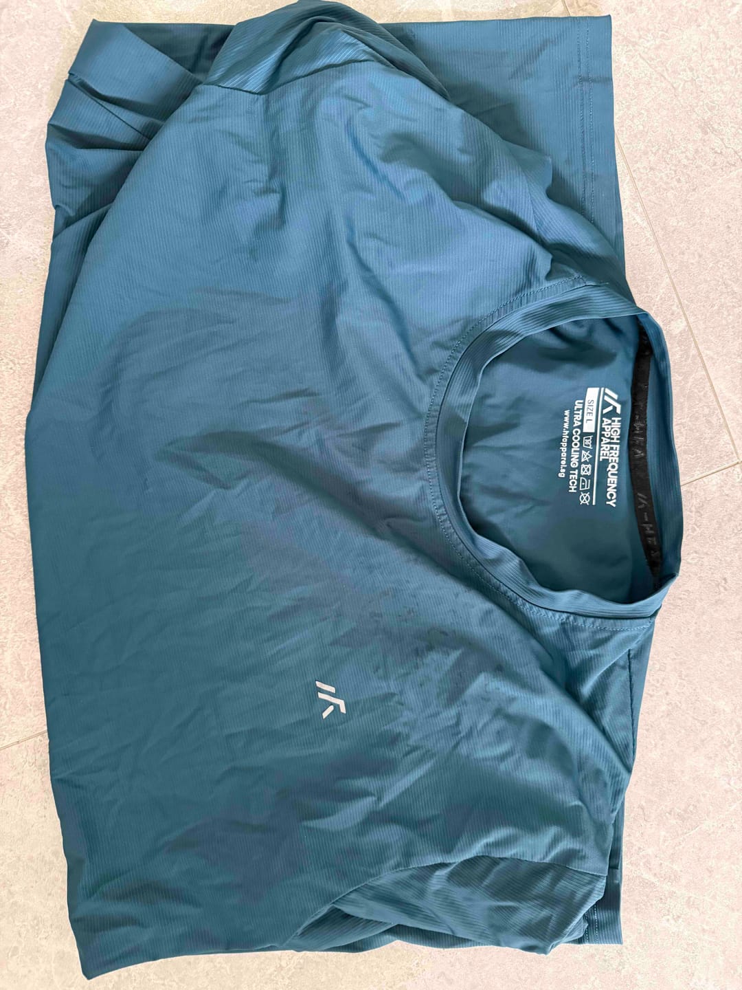 Customer photo review of Lux Cooling Dri-Fit Crew Neck Short Sleeve T-Shirt