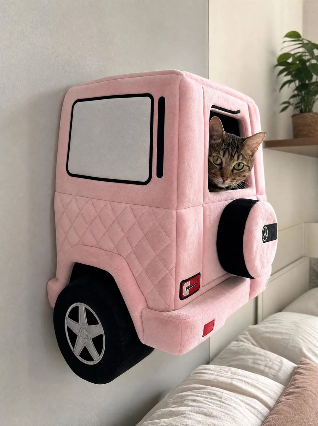 Customer photo review of DriftPaws™ Luxury Car Beds for Cats