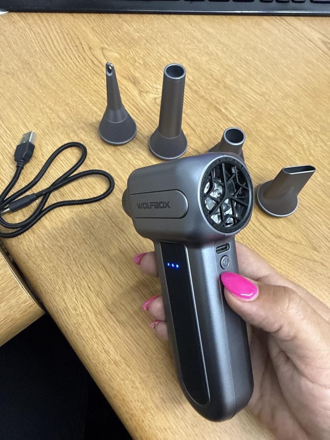 Customer photo review of BOLTHUT™ Cordless Air Duster Blower — 130,000 RPM Turbo, 4 Speeds