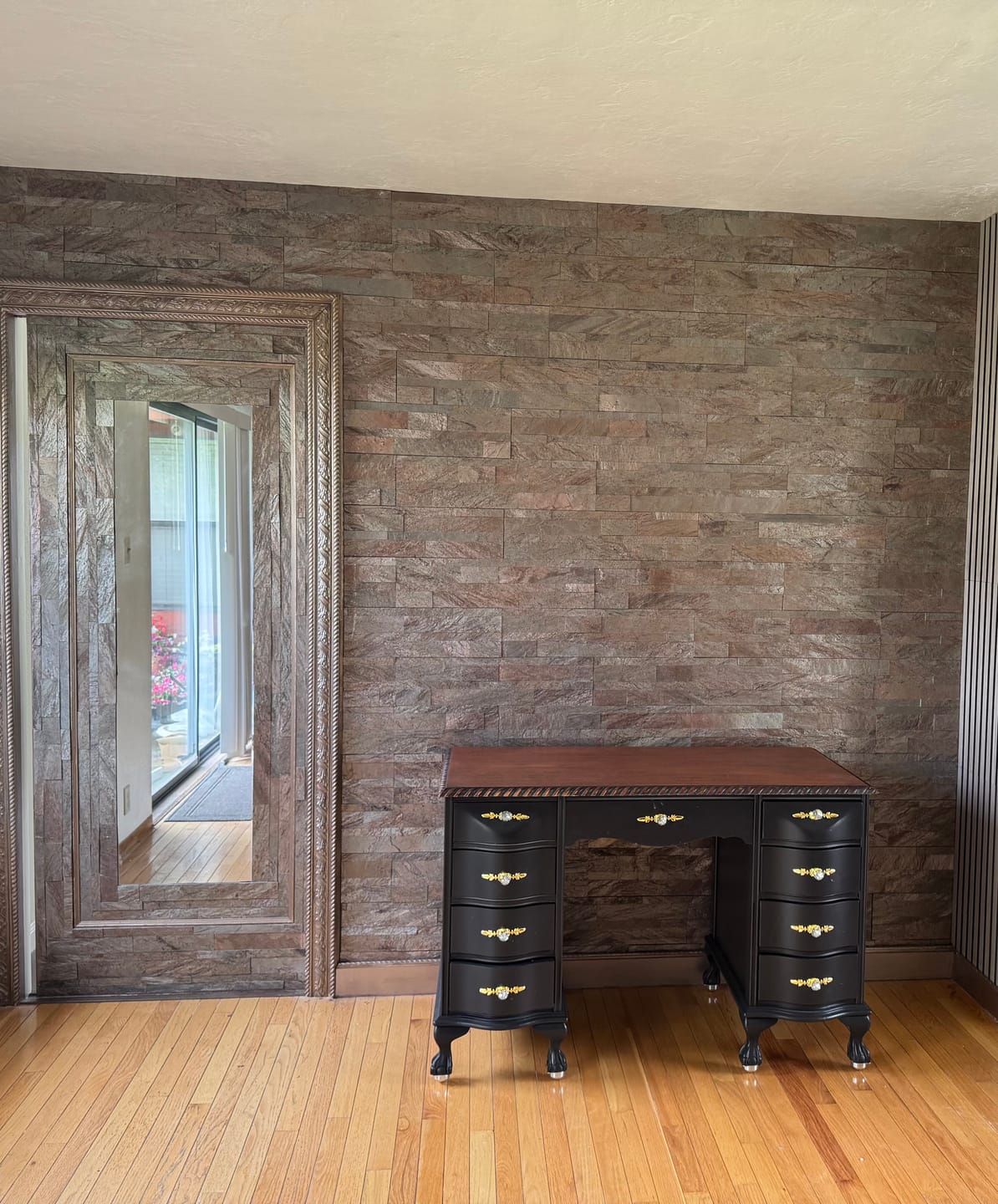 Customer photo review of Peel & Stick Stone - Bodhi
