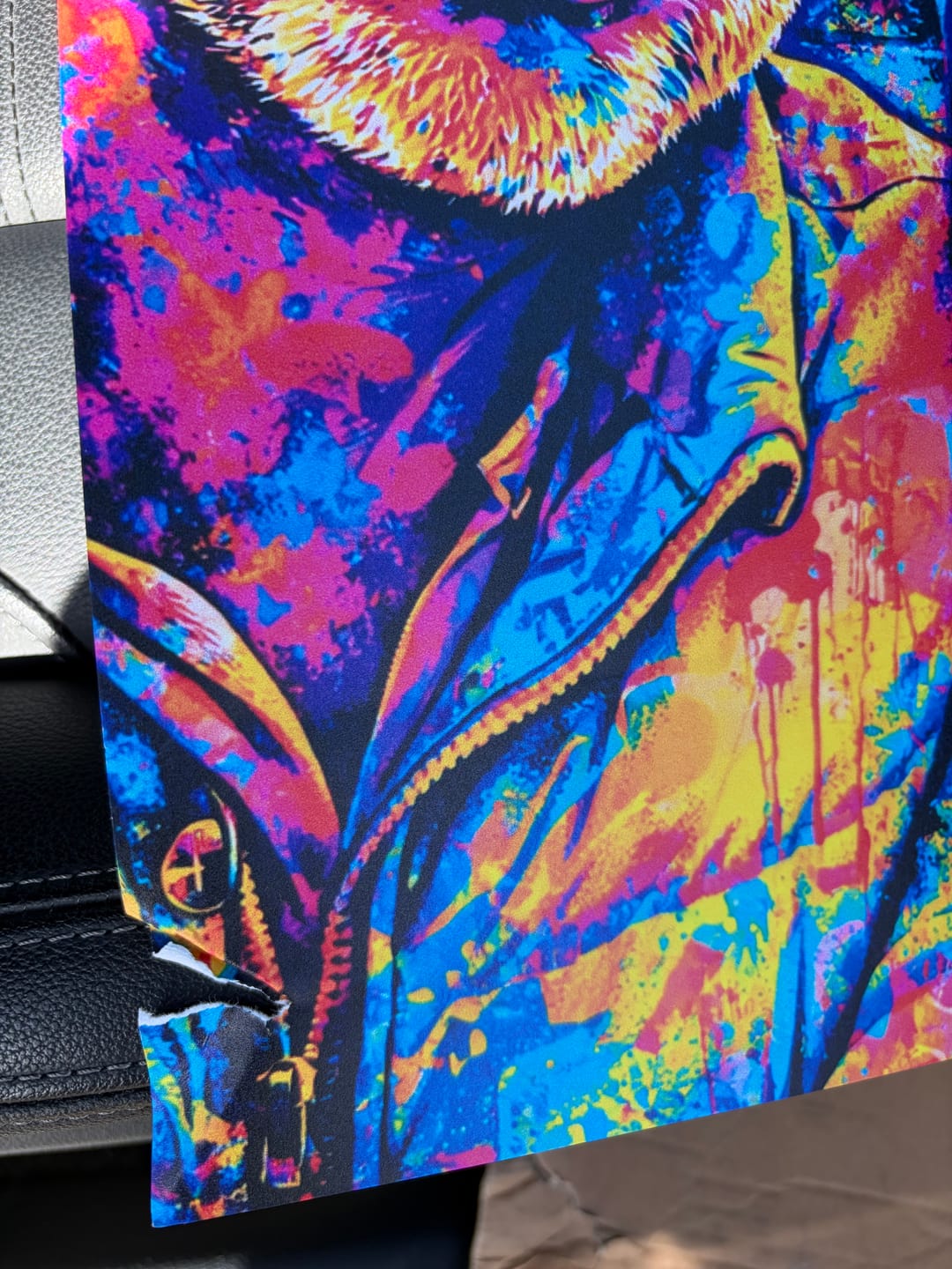 Customer photo review of Streetart Love – Gepersonaliseerde poster met streetart-effect voor koppels