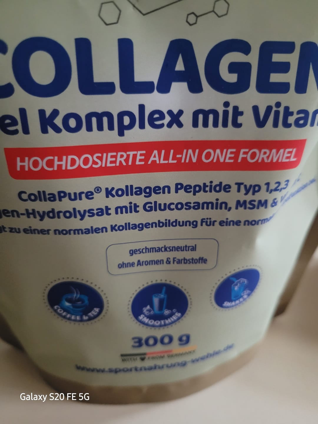 Customer photo review of Collagen Knorpel Komplex - Neuheit