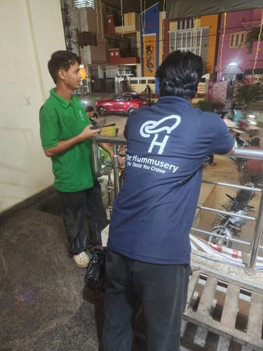 Customer photo review of Customized Polo T-Shirt With Your Company Logo | PrintMine.in