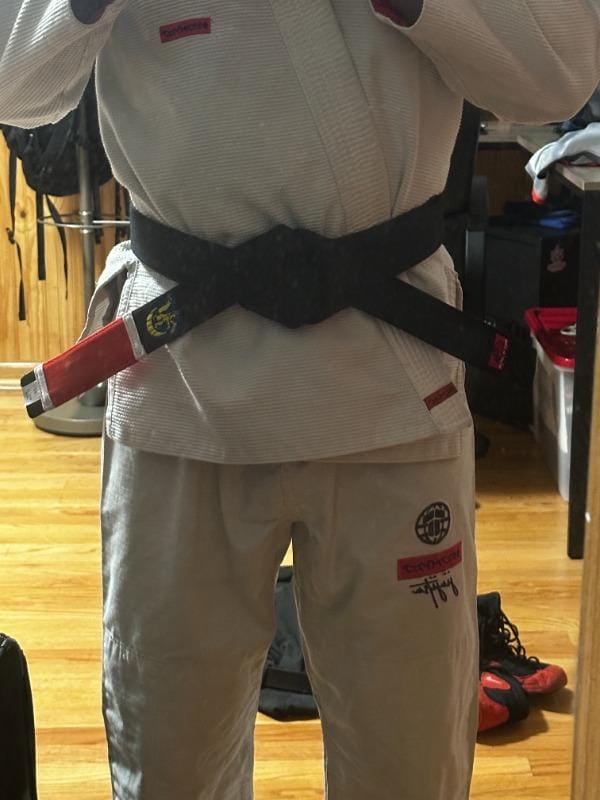 Customer photo review of Isami BJJ Black Belt Premium