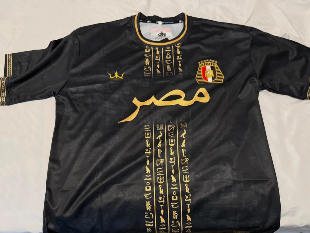 Customer photo review of Egypt Heritage Custom Football Jersey