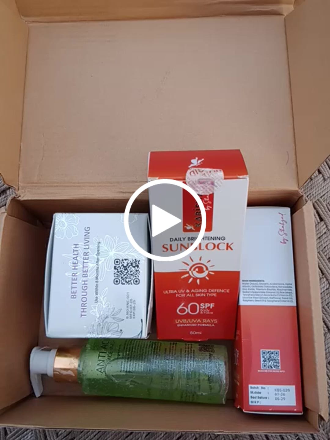 Customer video review of Flawless Glow Kit