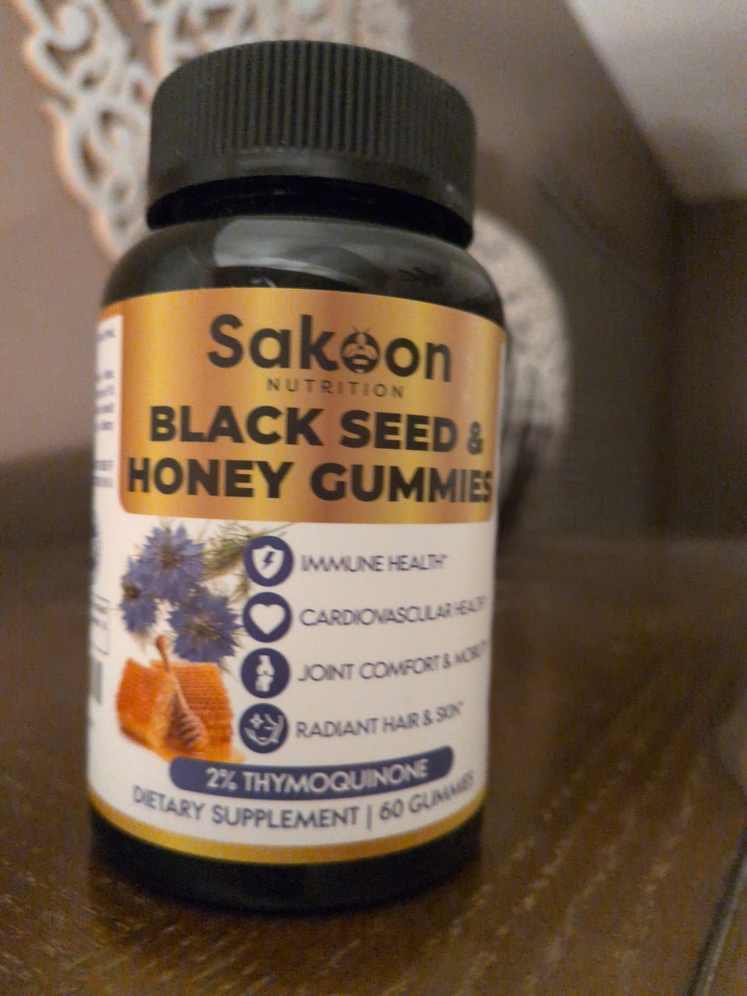 Customer photo review of Black Seed Oil Gummies with Honey | Halal, High-Thymoquinone | Sakoon