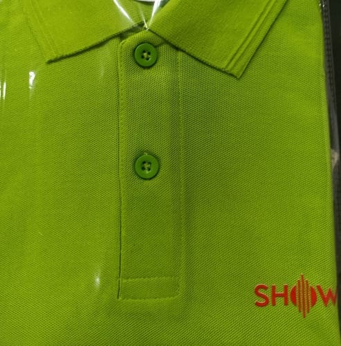Customer photo review of Customized Polo T-Shirt With Your Company Logo | PrintMine.in